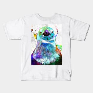 Penguin Grunge Kids T-Shirt